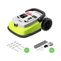 M10 Robot Mower Bundle Two Reference Station Kit and One-Bag of Cutting Blades