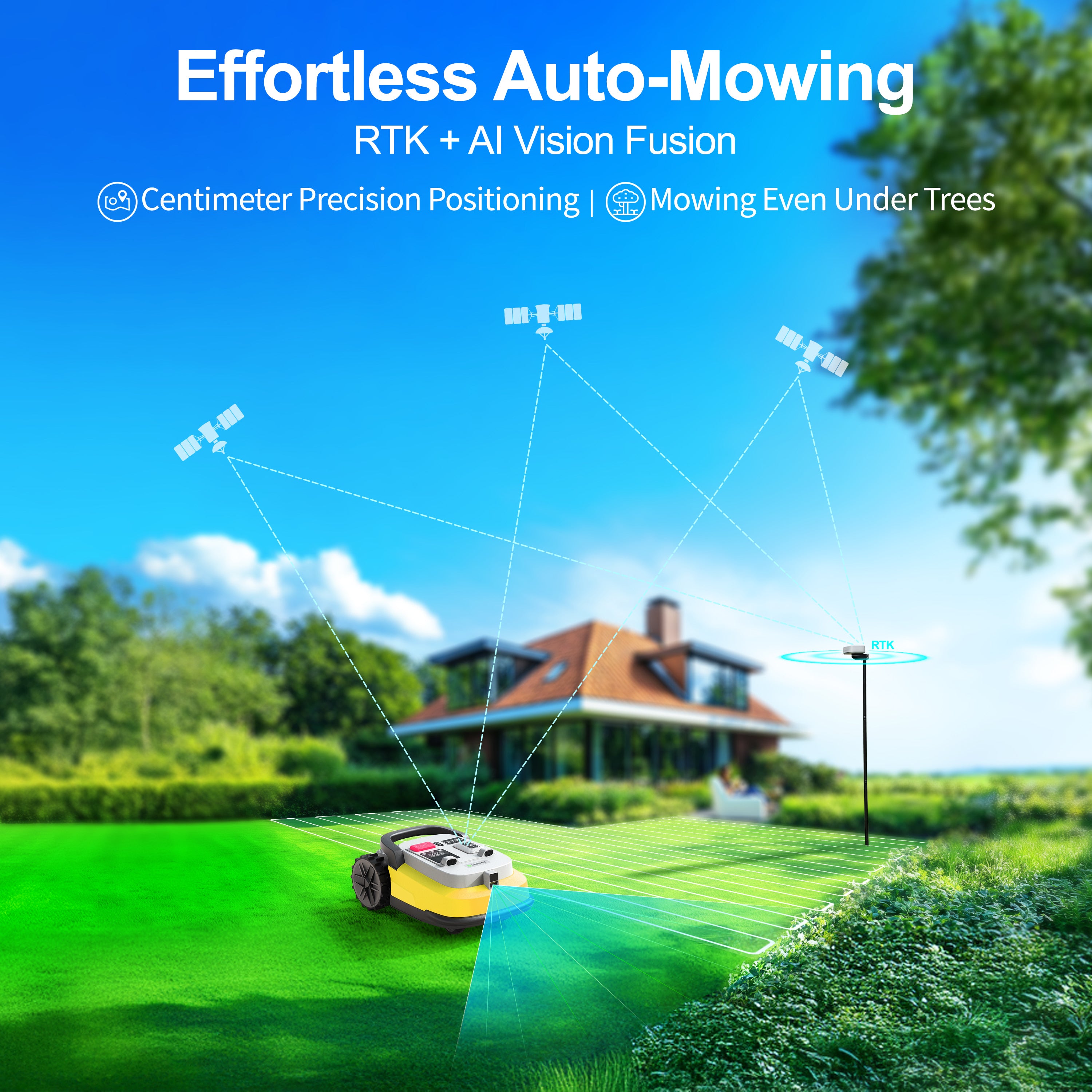 UBHOME M10 Smart Robotic Lawn Mower