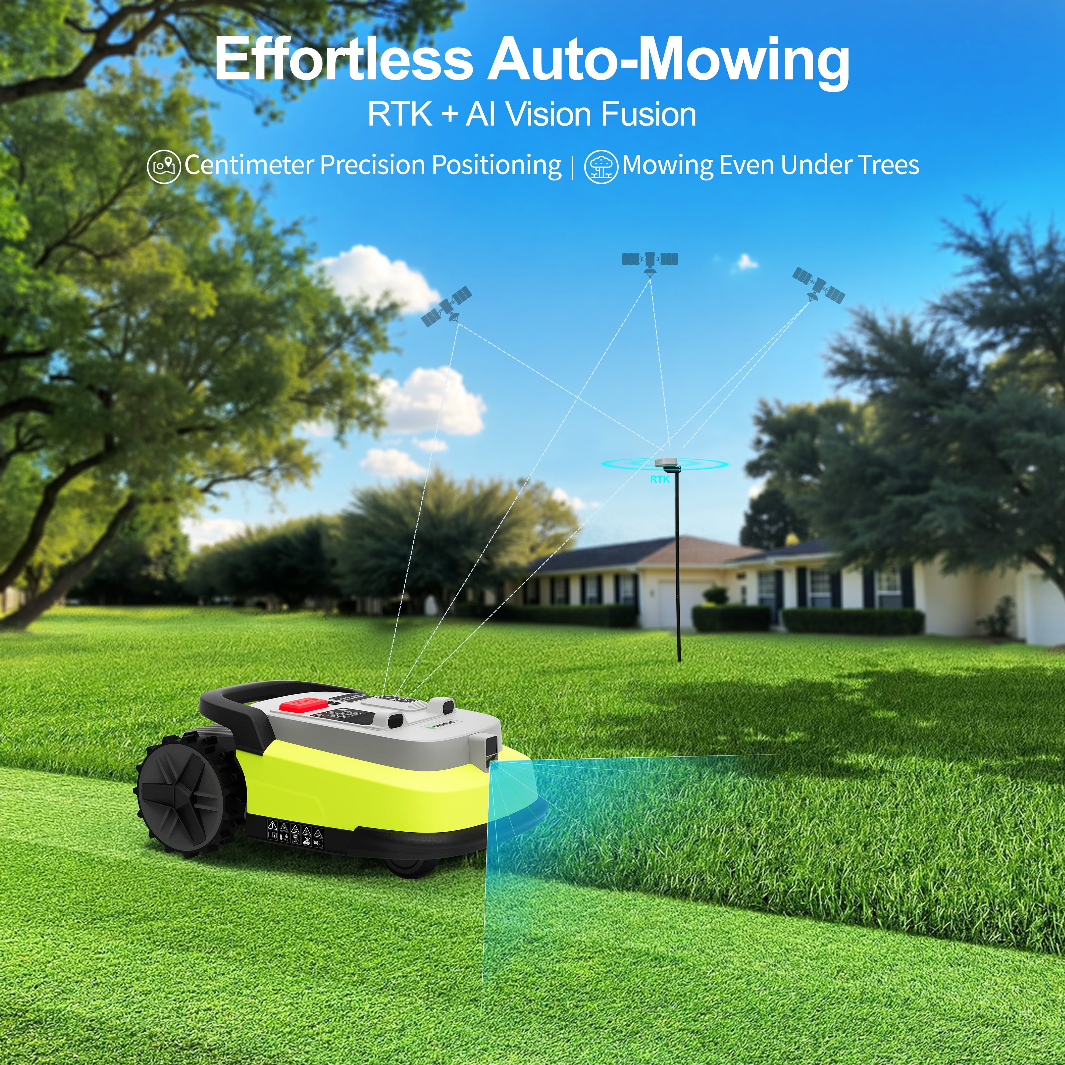 UBHOME M10 Smart Robotic Lawn Mower