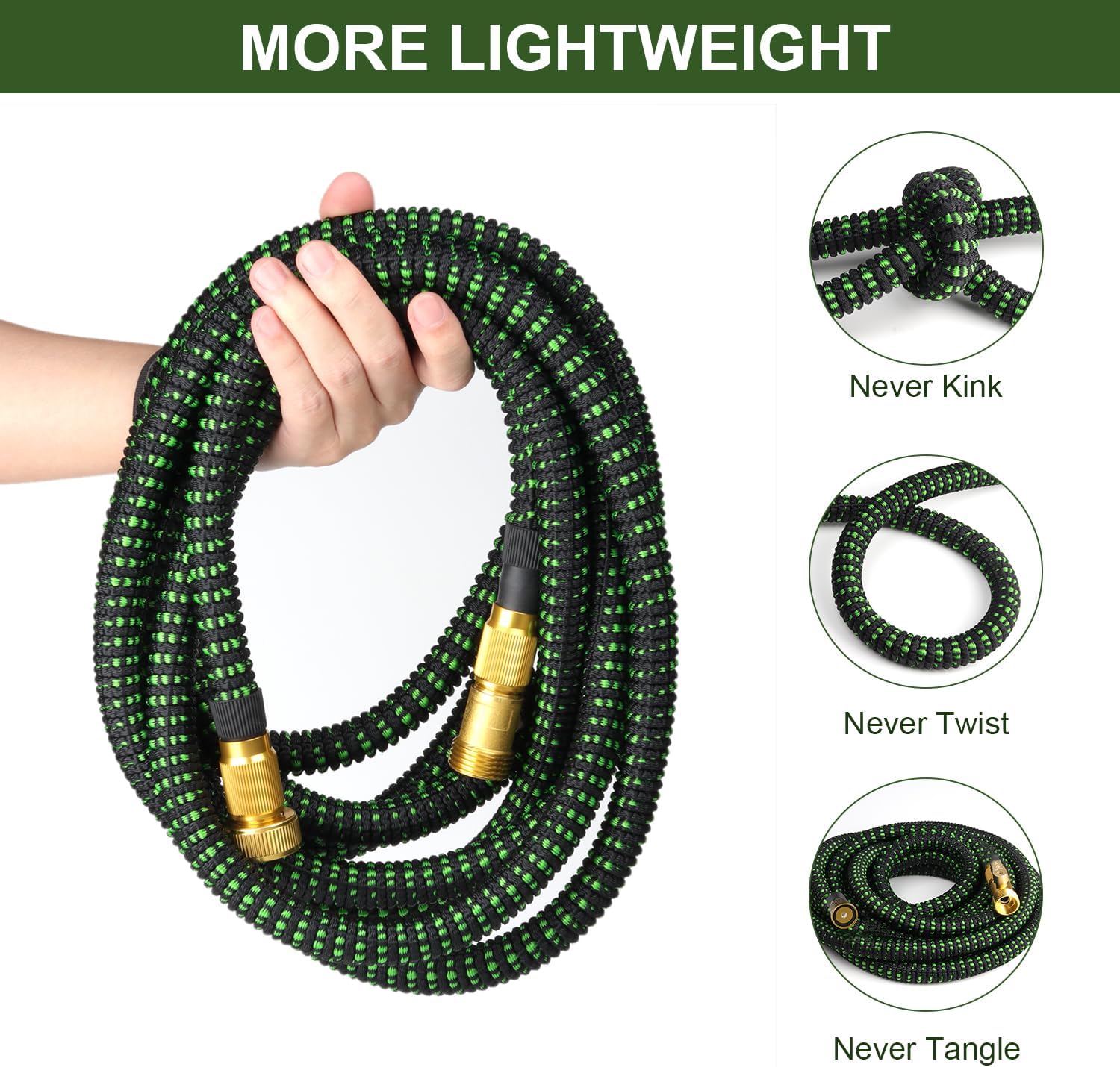 Retractable Garden Hose for Yard/Patio - Outdoor Use