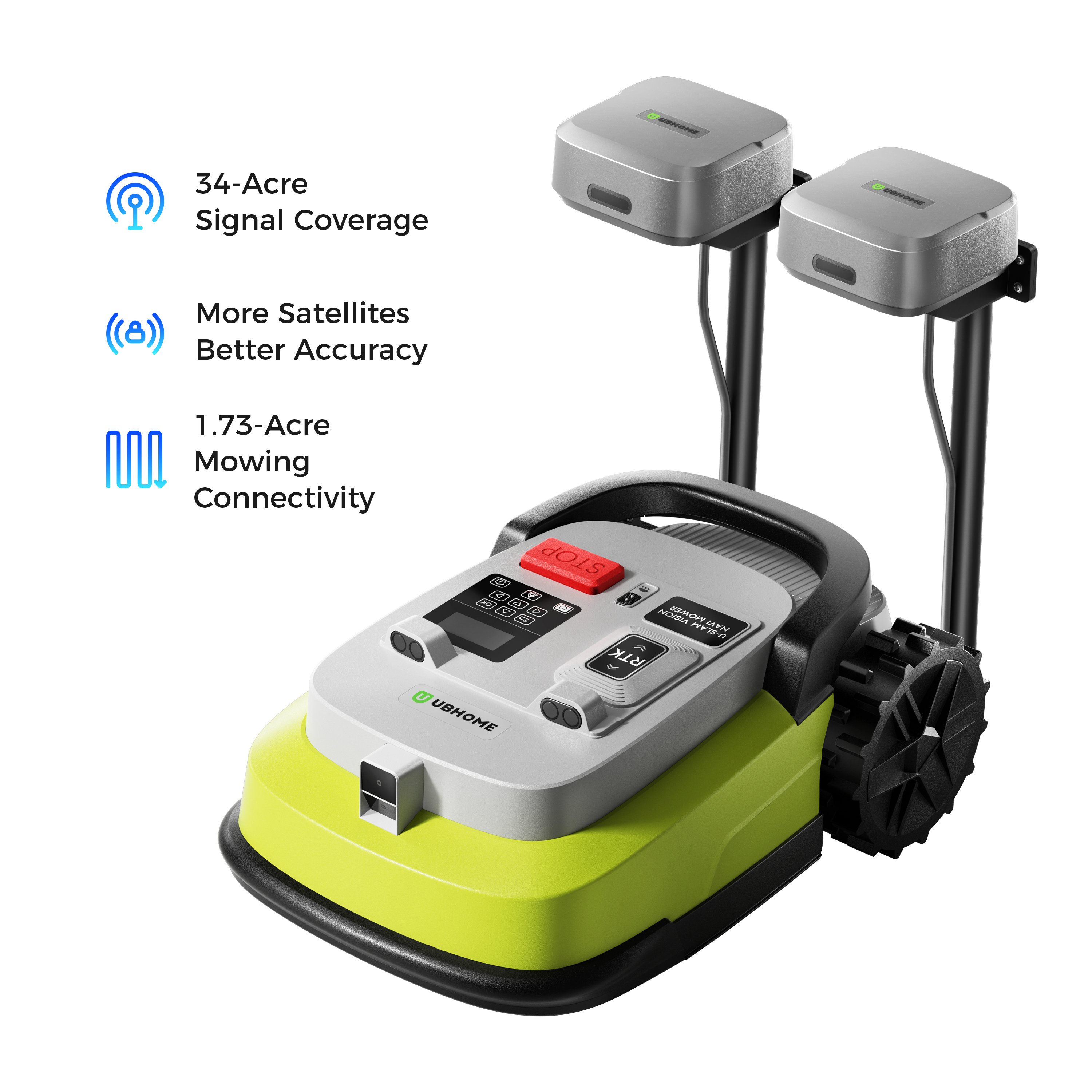 UBHOME M10 Smart Robotic Lawn Mower